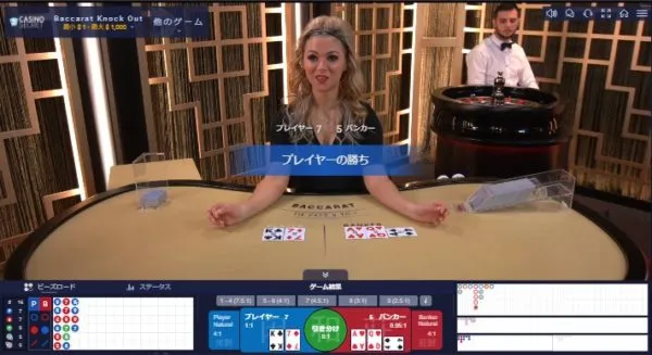 バカラテーブル